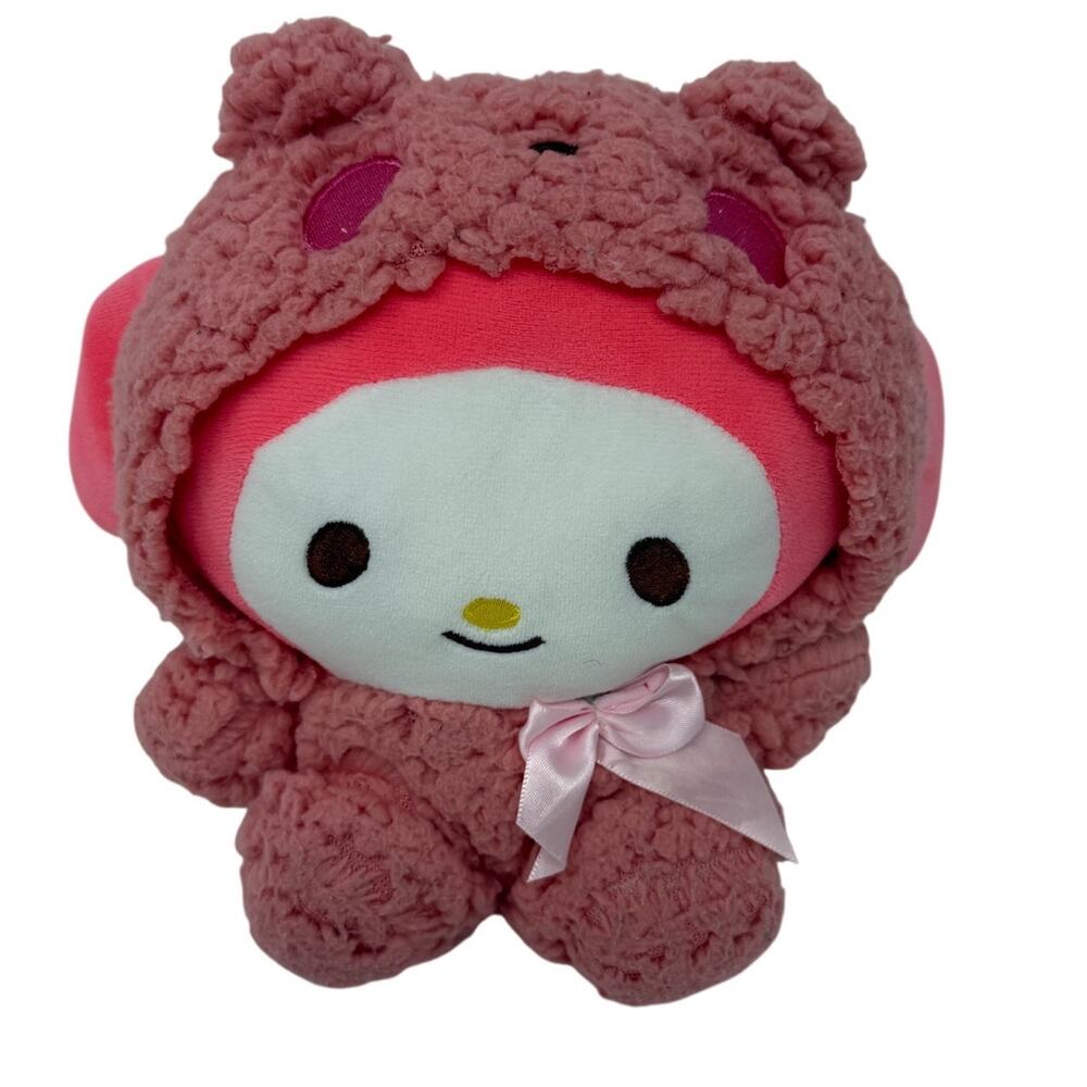 Sanrio My Melody Plushie 8" Teddy Bear Costume Stuffed Animal Kawaii No Tag